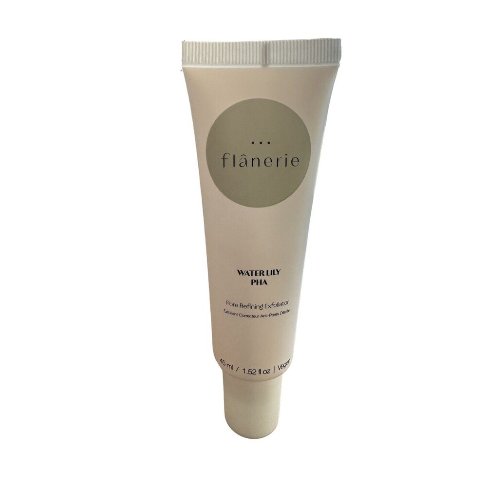 NEW Flanerie Water Lily PHA Pore Refining Exfoliator 1.52oz/45ml Sealed